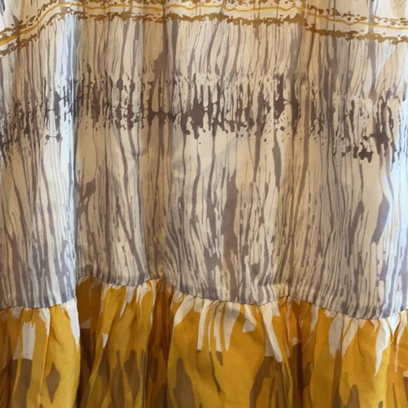 Pretty Aryn K 100% silk (US-Large) tie waist dress with adjustable straps - Picture 6 of 7